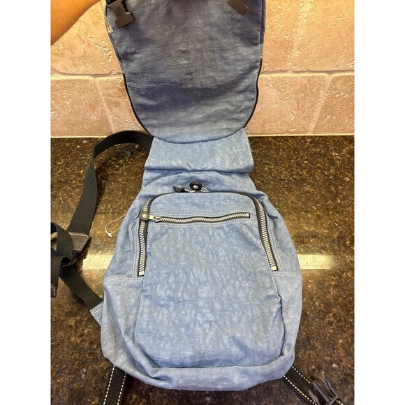 FIRM Vintage Kipling Private Transport Crossbody Bag Backpack Blue NEW - Picture 5 of 5